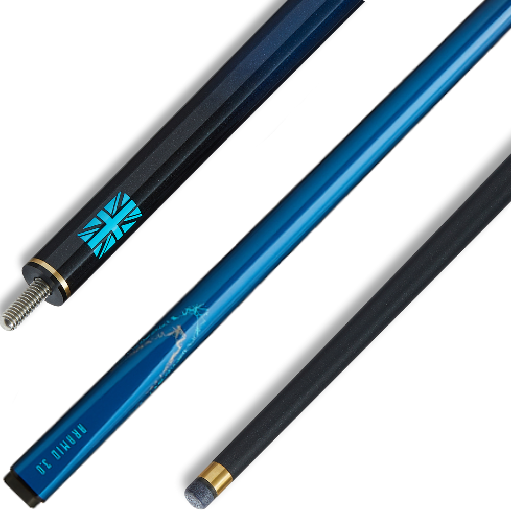 PowerGlide Aramid Graphite Pool/Snooker Cue - Man Cave Or Home Bar Essential