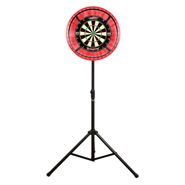 Portable dartboard tripod for playing darts on the go
