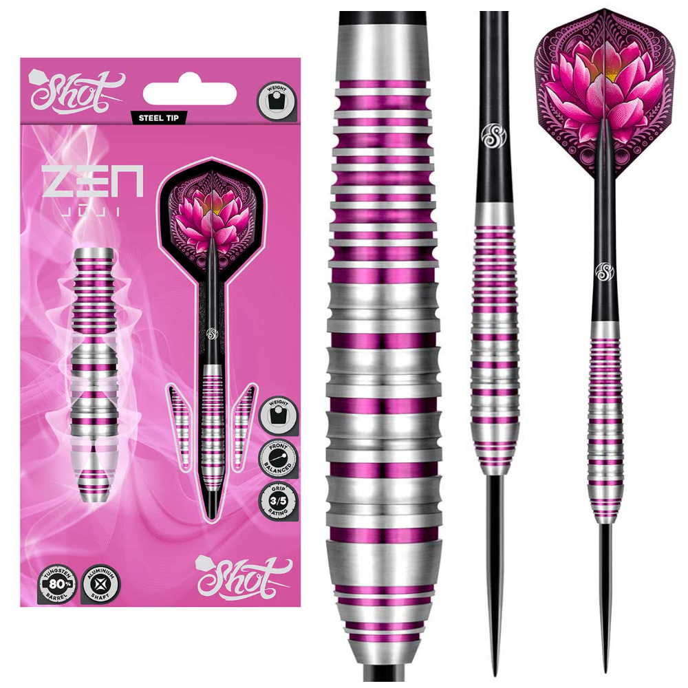 Shot Darts Zen Juji | 80% Tungsten Darts | The Dart Depot