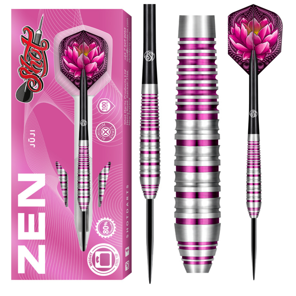 Shot Darts Zen Juji 80 Tungsten Darts The Dart Depot