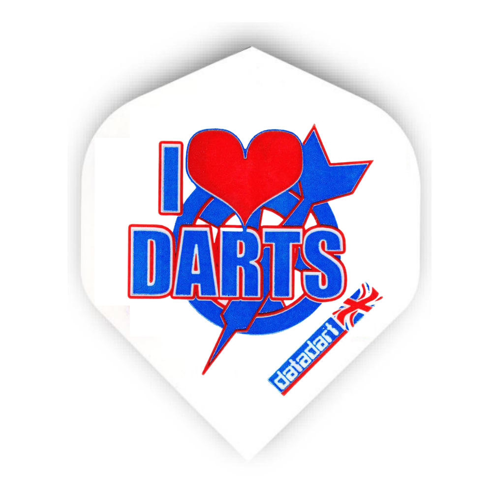 Datadart I Love Darts Standard Flights The Dart Depot