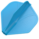 Shot Darts Airfoil Plastic Molded Dart Flights - Blue