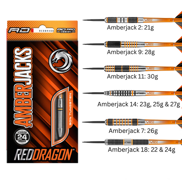 Amberjack - 90% Tungsten Darts