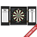 Shot Bandit Dartboard & Shot Quantum Dartboard Cabinet Combo Deal