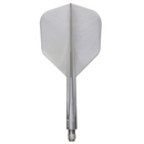 Condor Axe Flights & Shafts - Metallic Silver - Shape