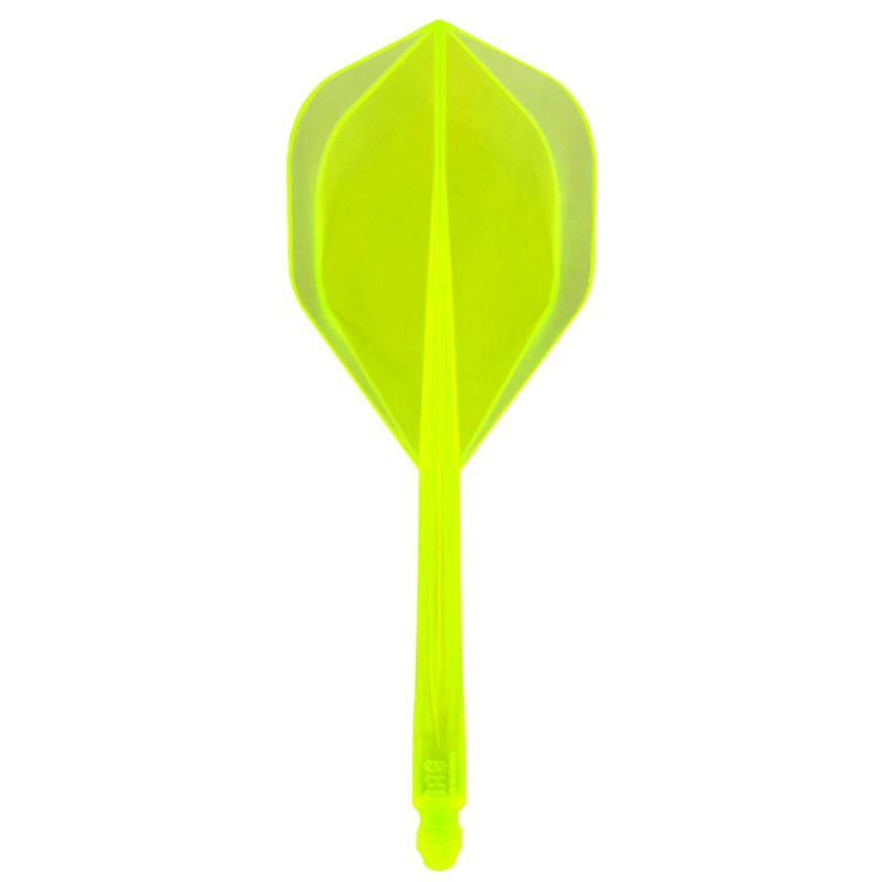 CONDOR Axe NEON Standard Dart Flights - Fluorescent Yellow (Size L) | Ultra-Thin, High Elasticity