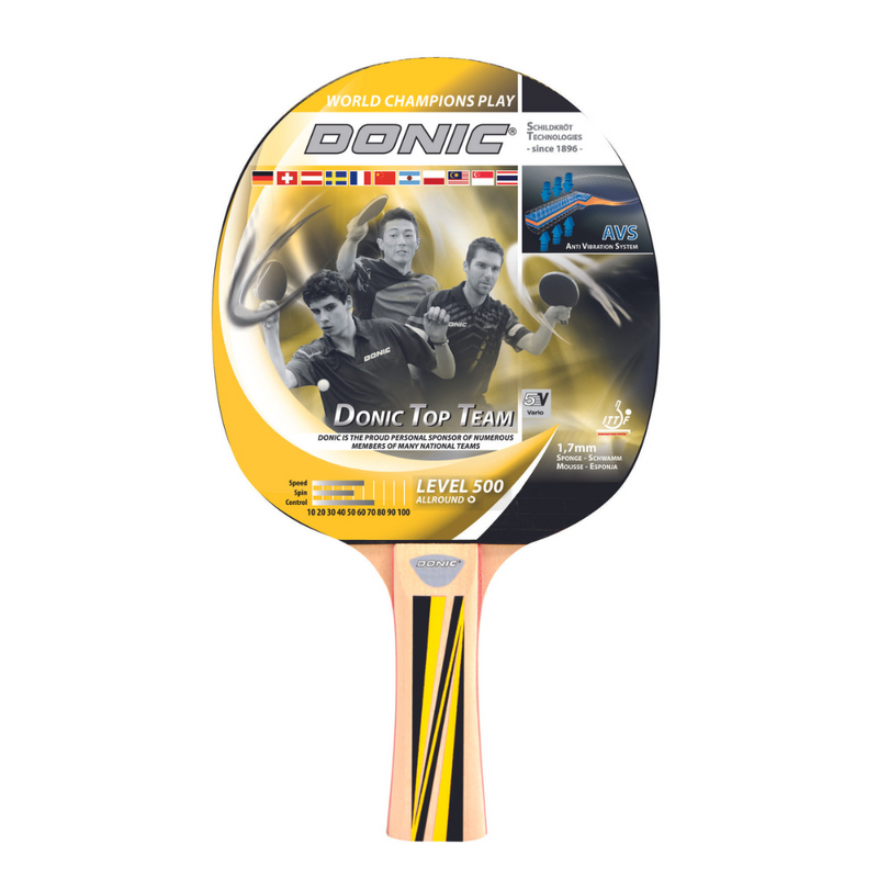 Donic Top Team 500 Table Tennis Bat 