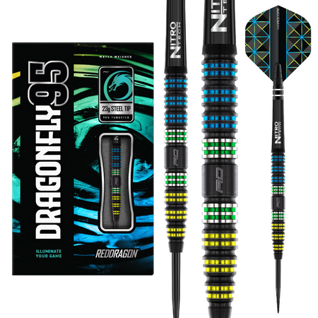 Dragonfly 95 Black Tapered - 95% Tungsten Darts