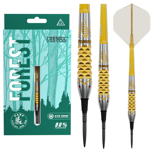 CueSoul Forest Carp OTO Darts | 90% Tungsten | The Dart Depot