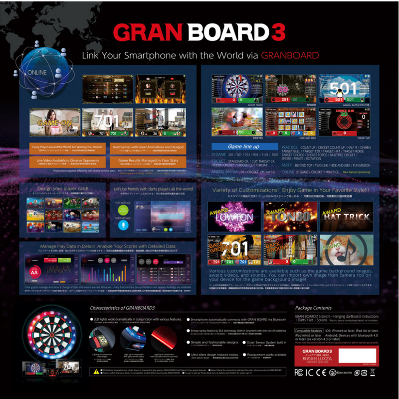 Gran Board 3S, Ultimate Electronic Dartboard