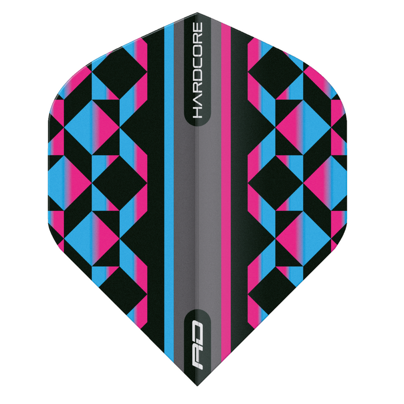 Hardcore Radical Dart Flights Geometric - Standard