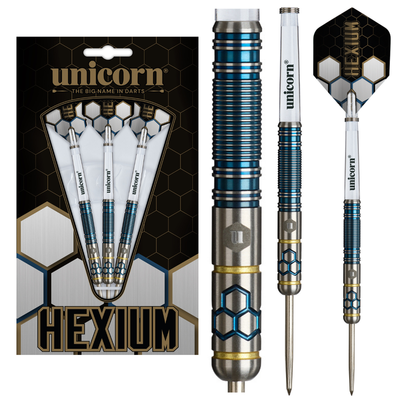 Hexium Blue & Gold - 90% Tungsten Darts