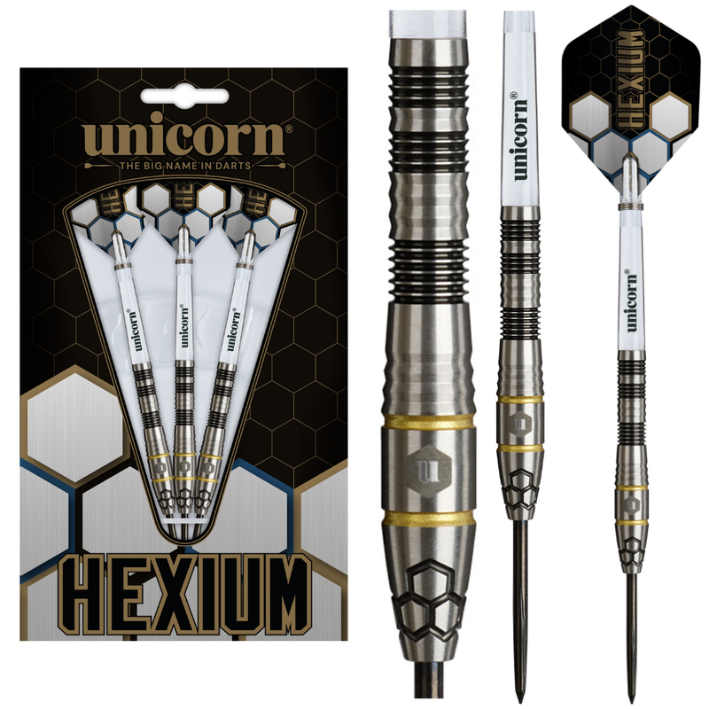Hexium Black & Gold - 90% Tungsten Darts