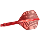 Target K-Flex Red Shape Dart Flights