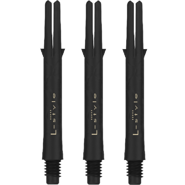 L-Style Carbon Black Straight Dart Shafts