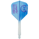 Condor Axe Flights & Shafts - Neon Nightmare Inspiration4 - Shape