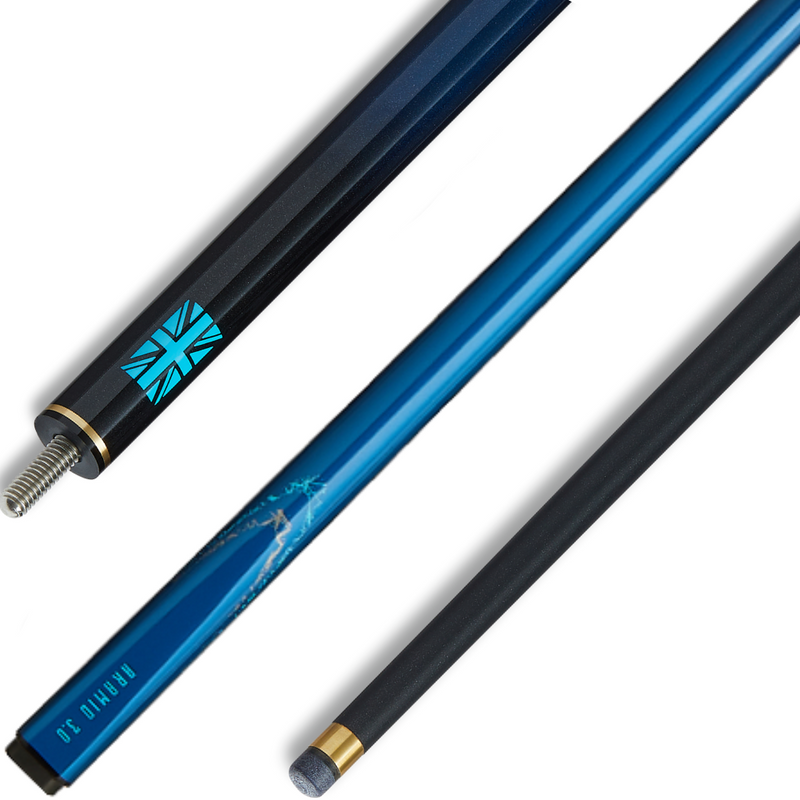 PowerGlide Aramid Blue Graphite Cue