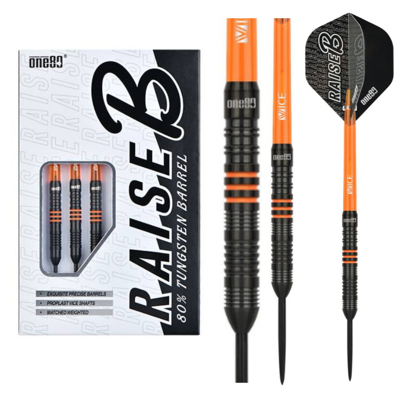 One80 Raise B Orange Darts