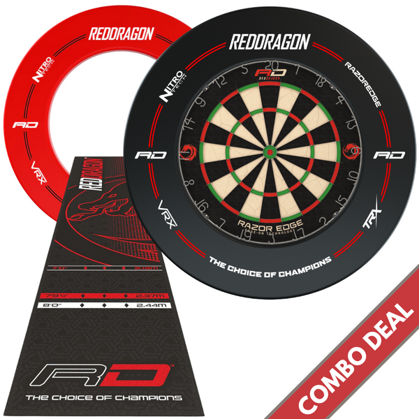 Red Dragon Razor Edge, Surround & Dart Mat COMBO DEAL