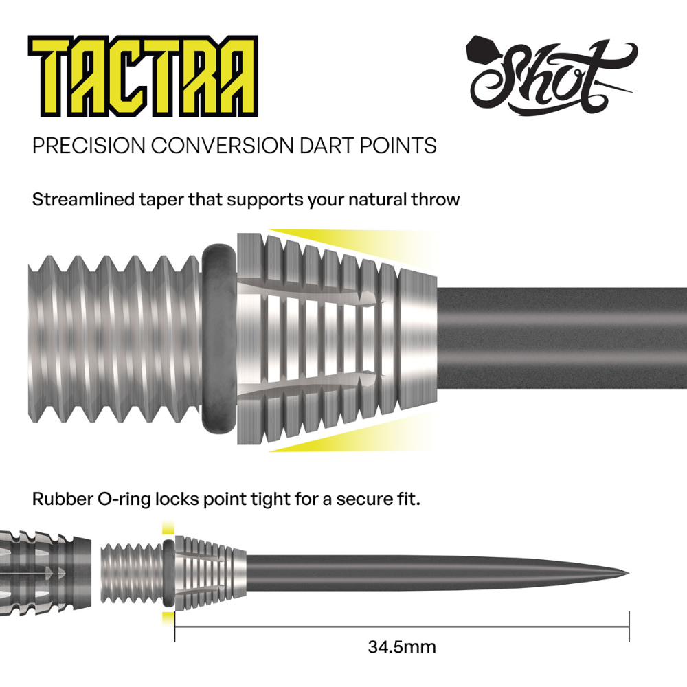 Shot Darts Tactra Conversion Dart Points