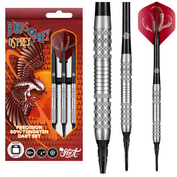 Birds of Prey Osprey - 80% Tungsten SOFT TIP Darts