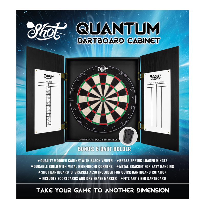 Quantum Cabinet, Ranger Bladed Wire Board & Darts COMBO