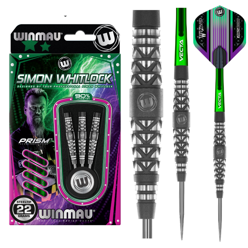 Winmau Simon Whitlock Shotblast - 90% Tungsten Darts
