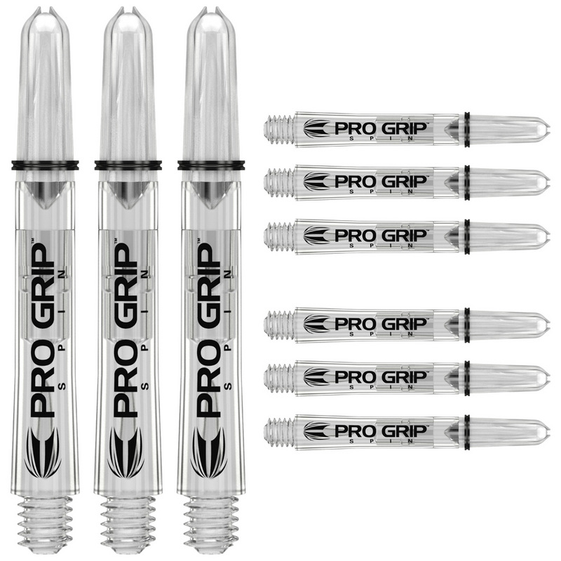 Target Pro Grip Spin Shafts - Clear (3 sets)