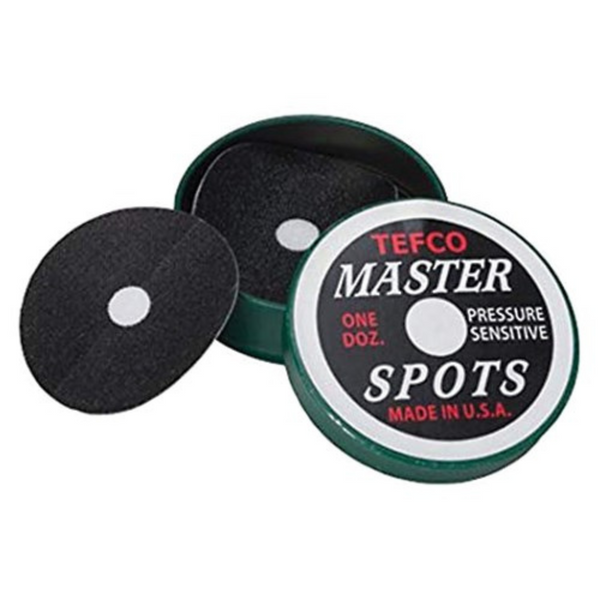 Tefco Table Spots - Black 30mm