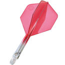 Forge Flights & Shafts - Clear & Red - Plus