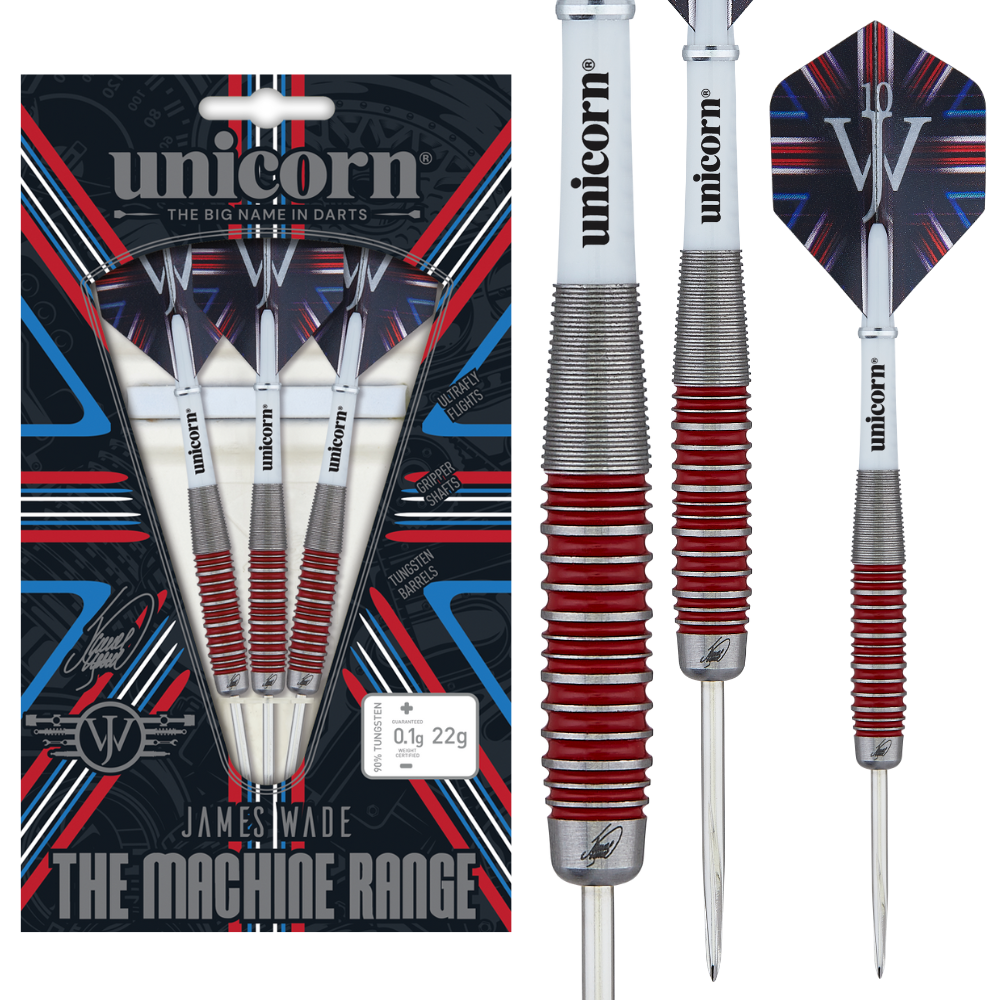 James Wade The Machine 90 Tungsten Darts The Dart Depot