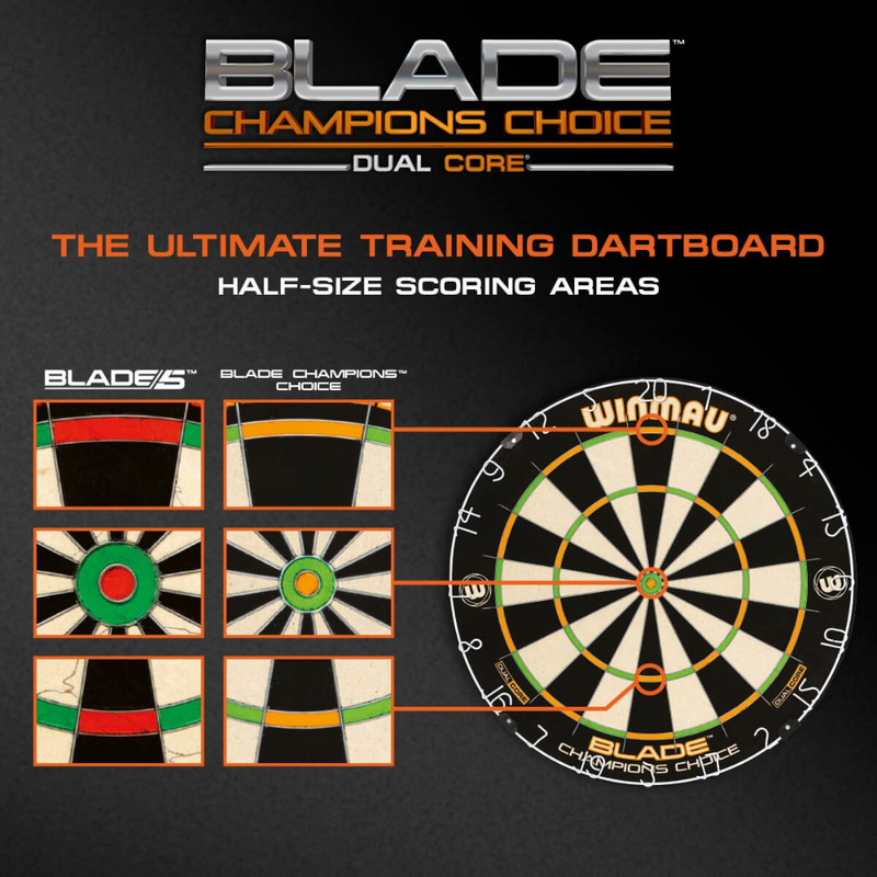 Winmau Champions Choice BLADE Dual Core Training Dartboard