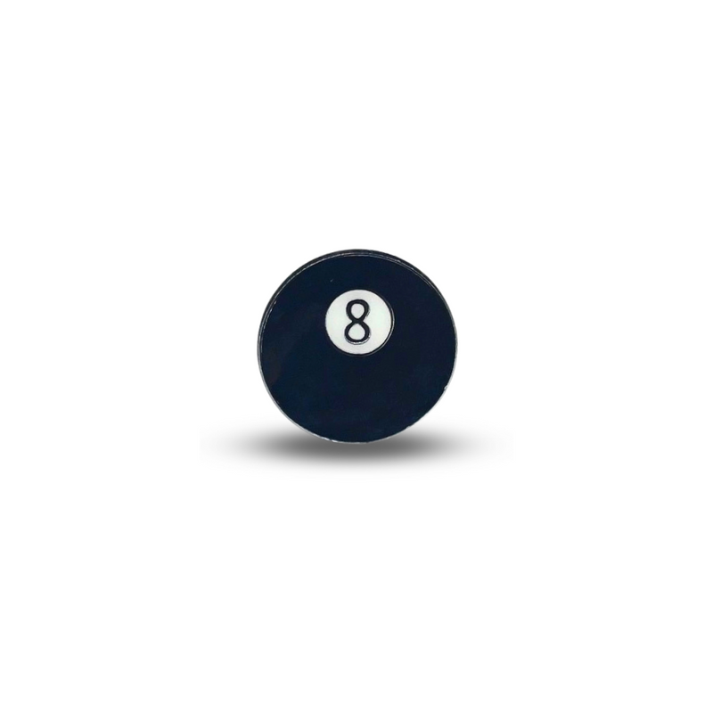Pool Ball Fridge Magnet - 8 Ball