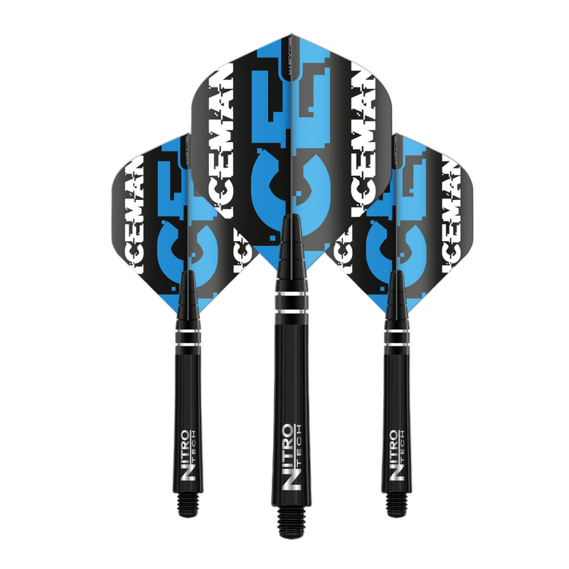 Dart Flight & Shaft VALUE PACK (3 sets) - Gerwyn Price Iceman