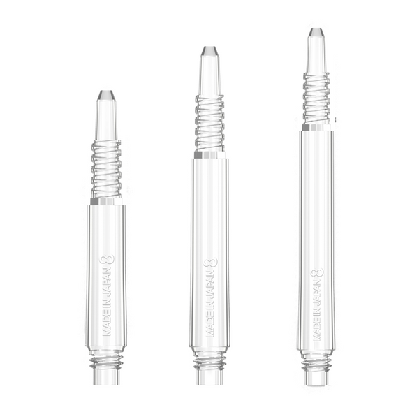 8 Flight System - Fixed Dart Shafts - Clear