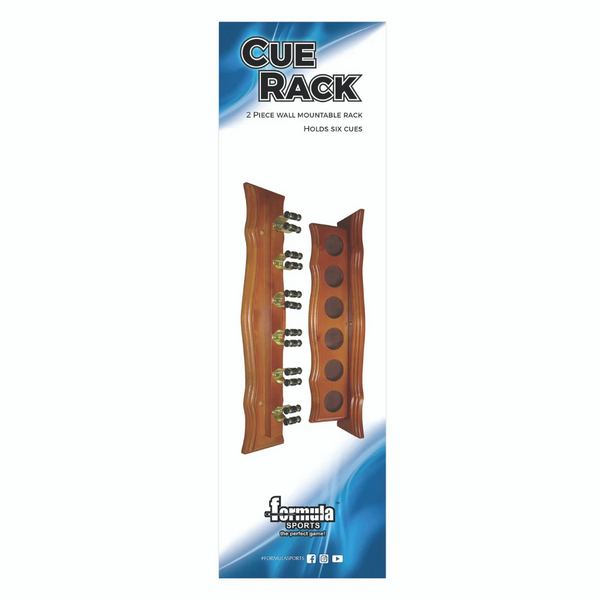 Cue Rack - 6 Clip (Oak)