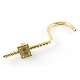 Adjustable Hook - Brass