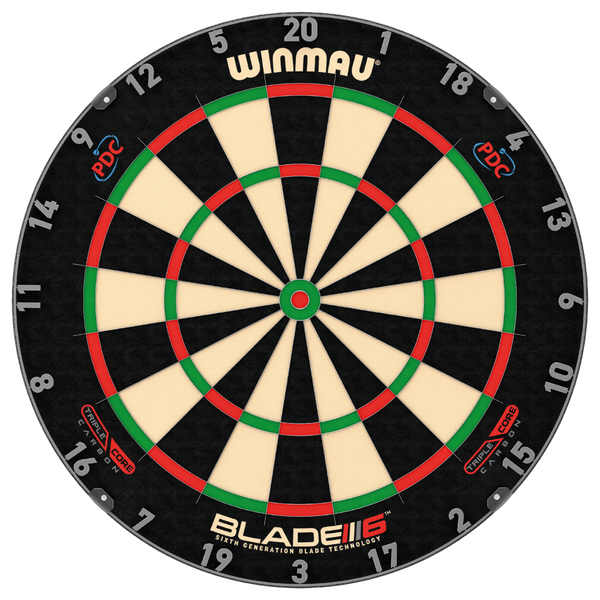 BLADE6 Triple Core Carbon Dartboard