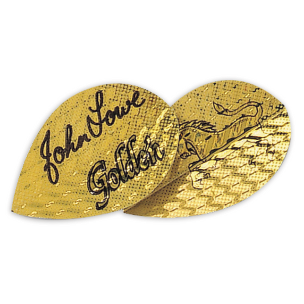 John Lowe Golden Dart Flights - Pear