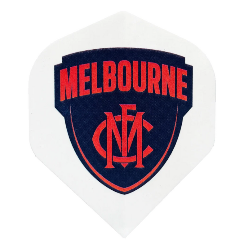 Melbourne Demons AFL Dart Flights - Standard Darts