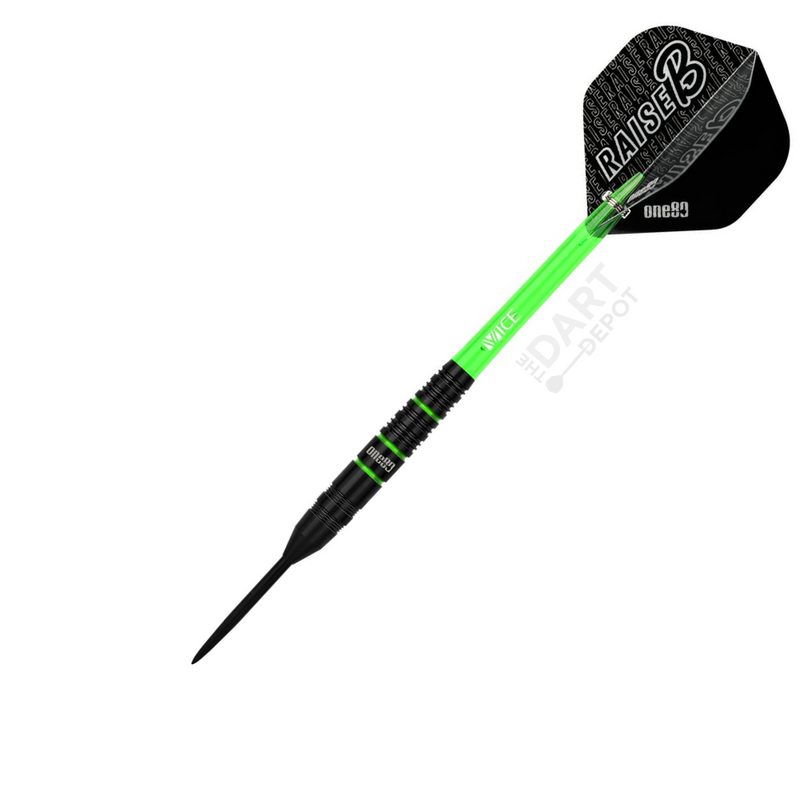 One80 Raise B Green Darts