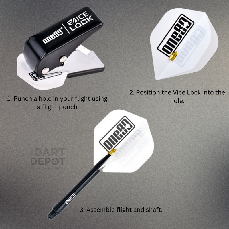 Vice Locks (6 pack) to protect dart flights