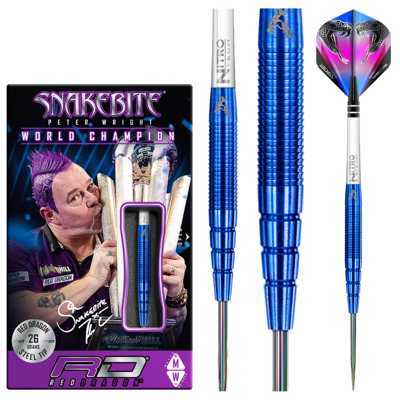 Red Dragon Peter Wright PL15 Blue Darts