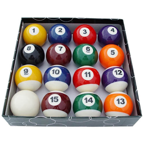 2 1/4" Standard Pool Balls from Formula Sports