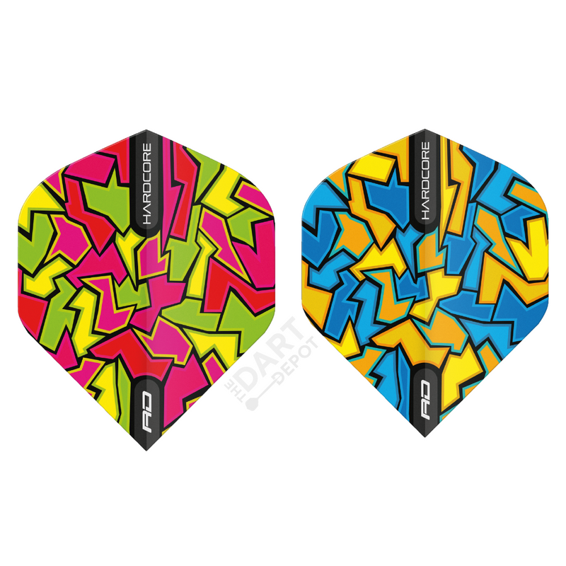 Hardcore Radical Crackle Dart Flights - Standard