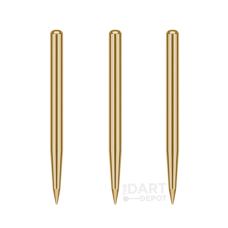 Target Smooth Dart Points - Gold