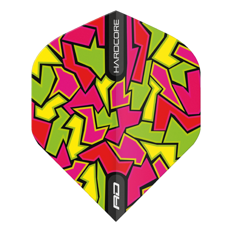 Hardcore Radical Crackle Dart Flights - Standard
