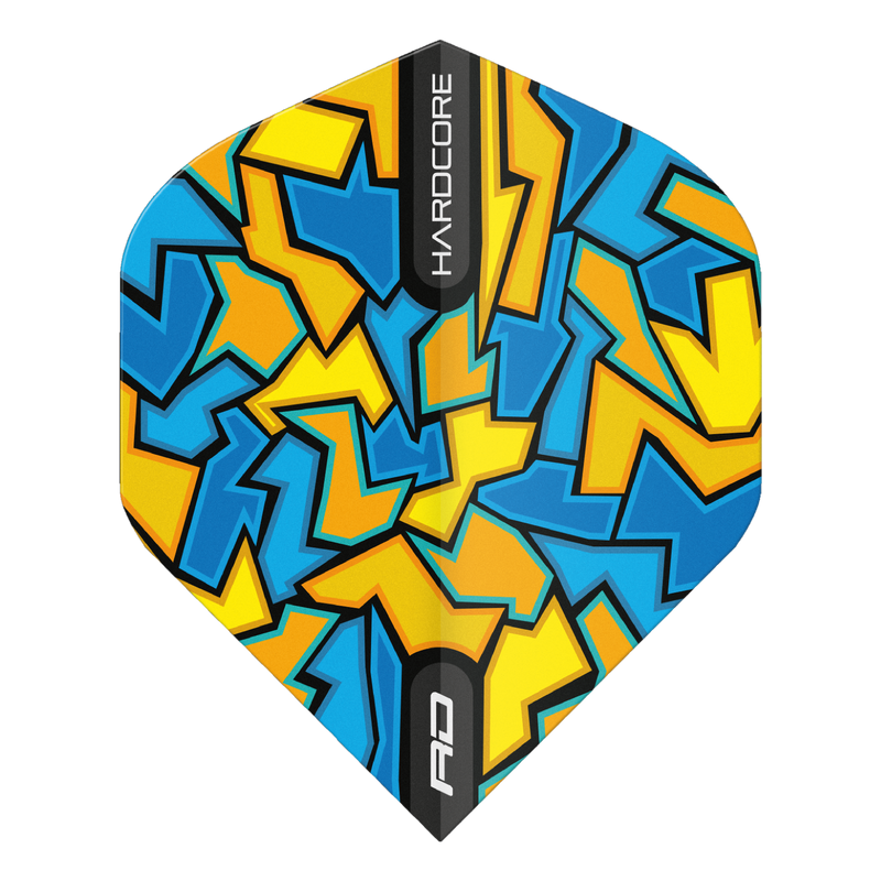 Hardcore Radical Crackle Dart Flights - Standard