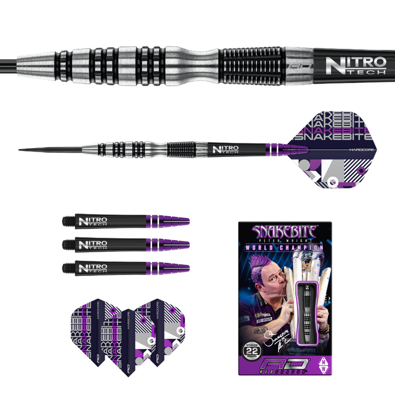 Red Dragon Peter Wright Black Racer Darts