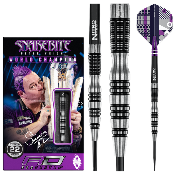 Red Dragon Peter Wright Black Racer Darts
